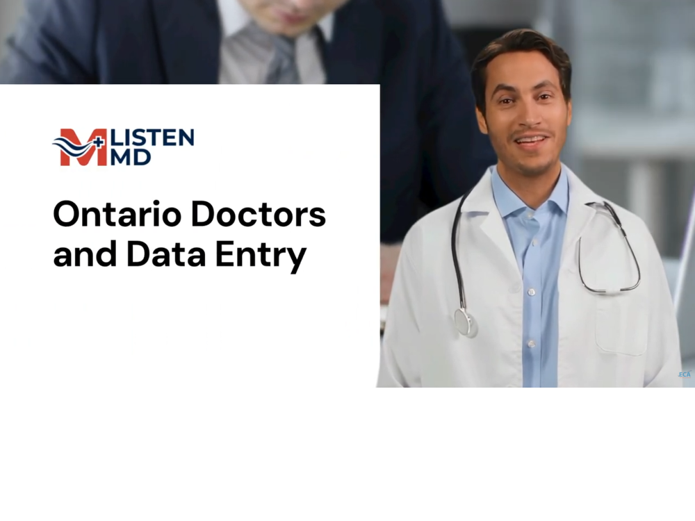 Ontario Doctors and Data Entry